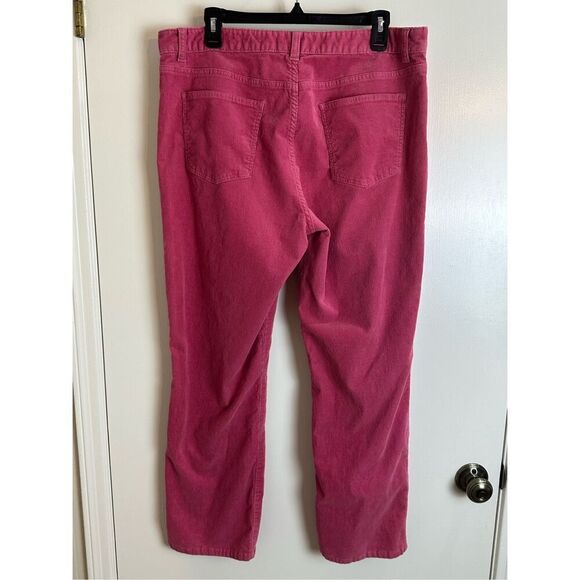 Talbots pink corduroy pants size 16 - Picture 7 of 8